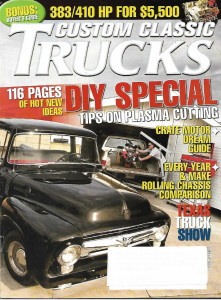 CUSTOM CLASSIC TRUCKS 2008 JAN - PLASMA CUTTING, '56 BARN FIND, '48 5-WINDOW